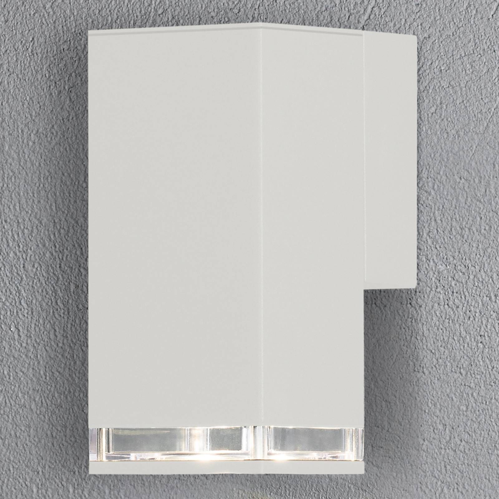 Konstsmide Vonkajšie svietidlo Pollux downlight 16, 5 cm biela, hliník, plast, GU10, 7W, L: 7.5 cm, K: 16.5cm