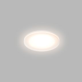 LED2 2050131 STATIC, okrúhle zápustné bodové svietidlo 92mm 7W/700lm 3000K IP44 piesková matná