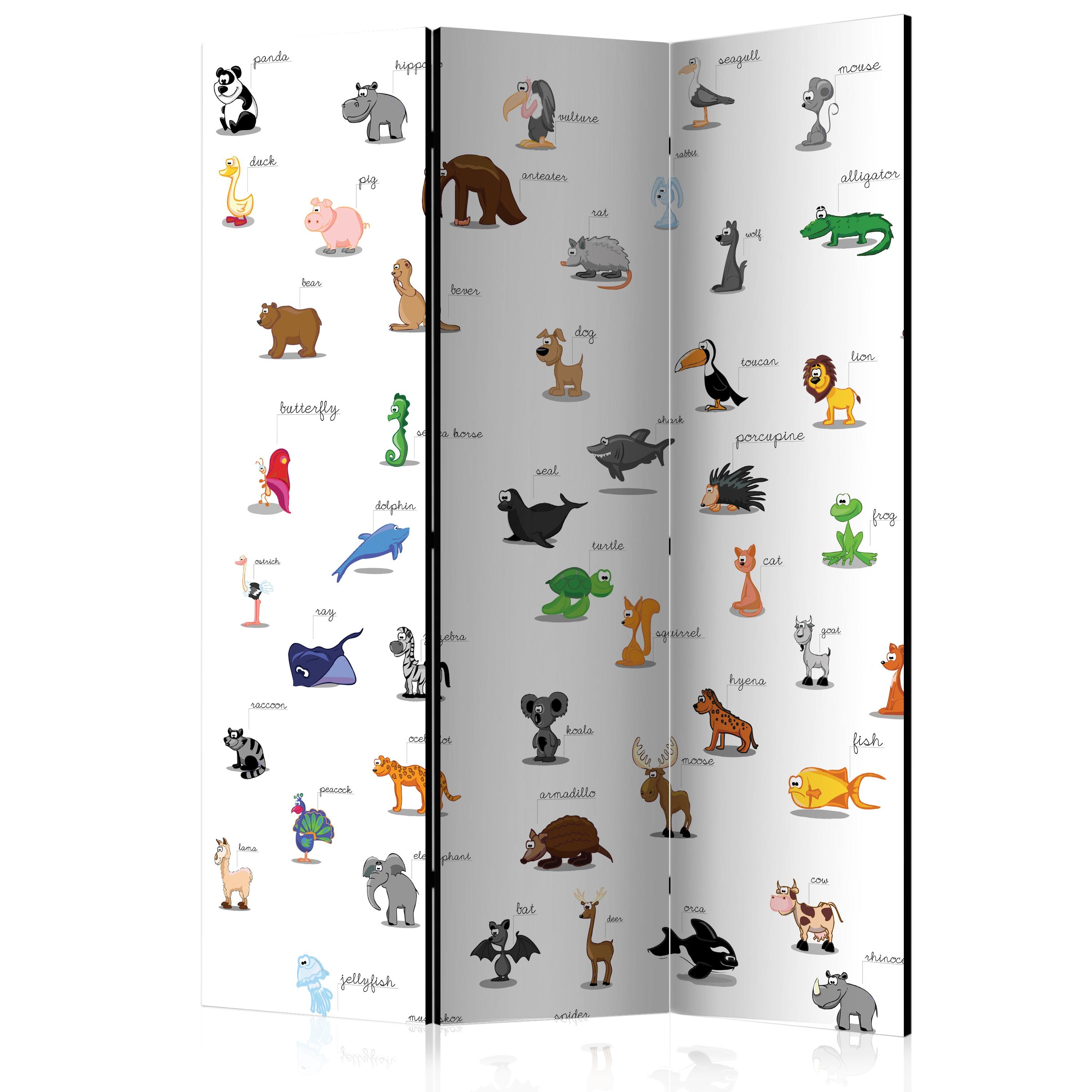 Artgeist Paraván - animals (for children) [Room Dividers]