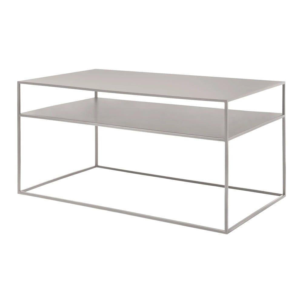 Svetlosivý kovový konferenčný stolík 50x90 cm Fera – Blomus