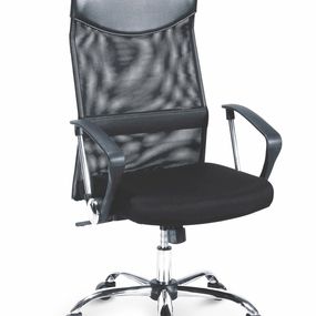 Kancelárska stolička s podrúčkami Vire - čierna