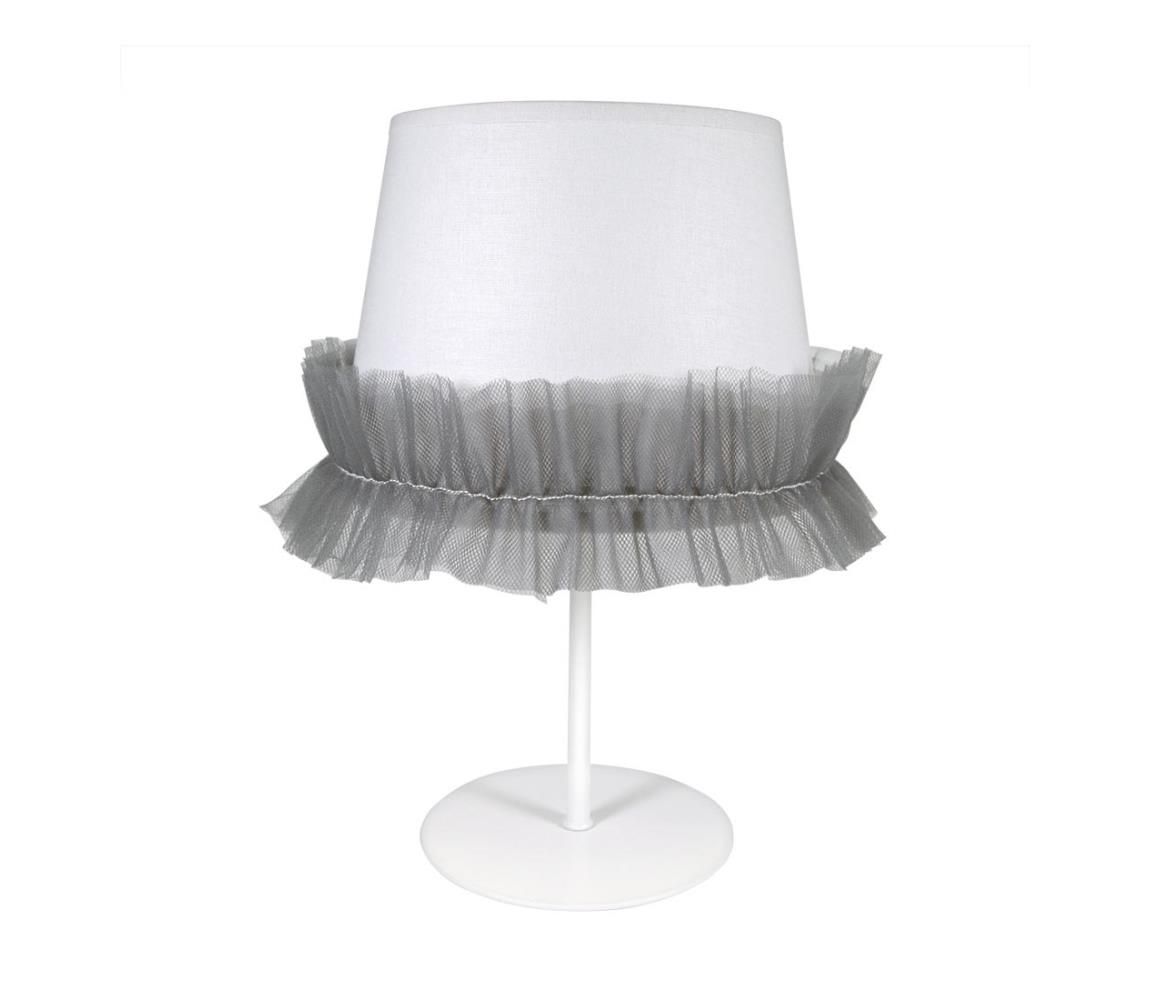 Duolla - Detská stolná lampa BALLET 1xE14/40W/230V šedá