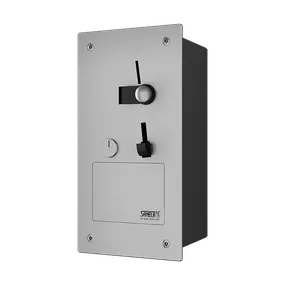 Sanela - Zabudovaný mincový automat pre jednu sprchu - interaktívne ovládanie
