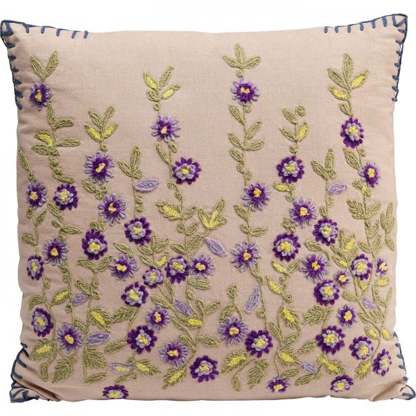 KARE Design Dekorační polštář Embroidery Violet 50x50cm