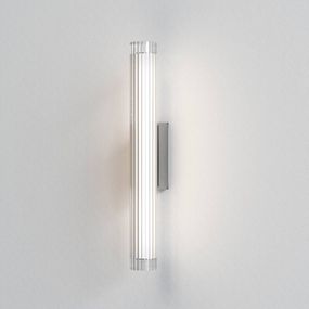 Astro io Wall nástenné LED IP44 chróm 66, 5 cm, Kúpeľňa, borokremičité sklo, kov, 8.2W, Energialuokka: D, L: 8 cm, K: 66.5cm