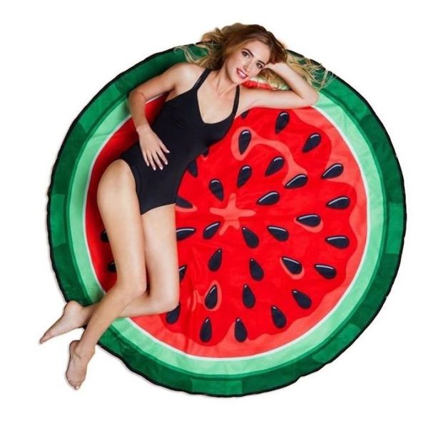 DomTextilu Kvalitné plážové osušky melón Priemer: 150 cm 10924-29992