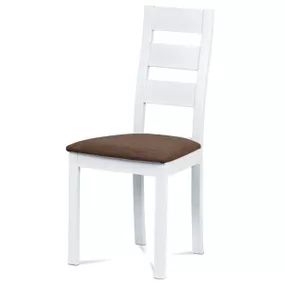 Sconto Jedálenská stolička DIANA biela/hnedá