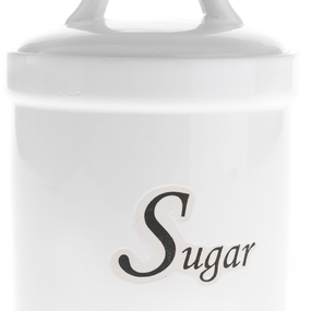 Cukornička Sugar, biela keramika