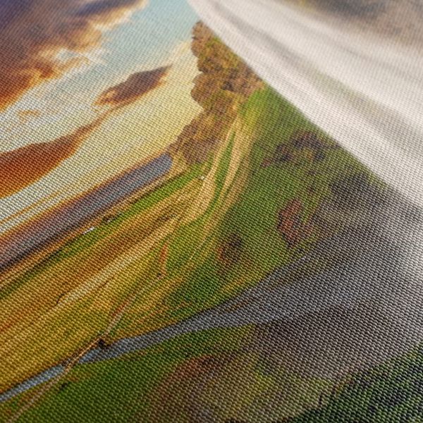 Obraz majestátny vodopád na Islande - 120x60
