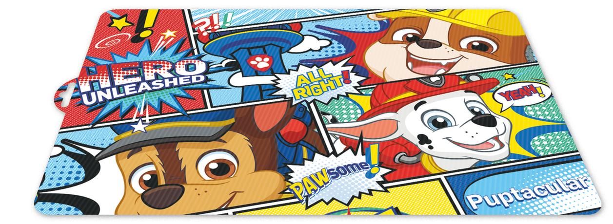 PAW PATROL Detské plastové prestieranie 43x28cm Paw Patrol