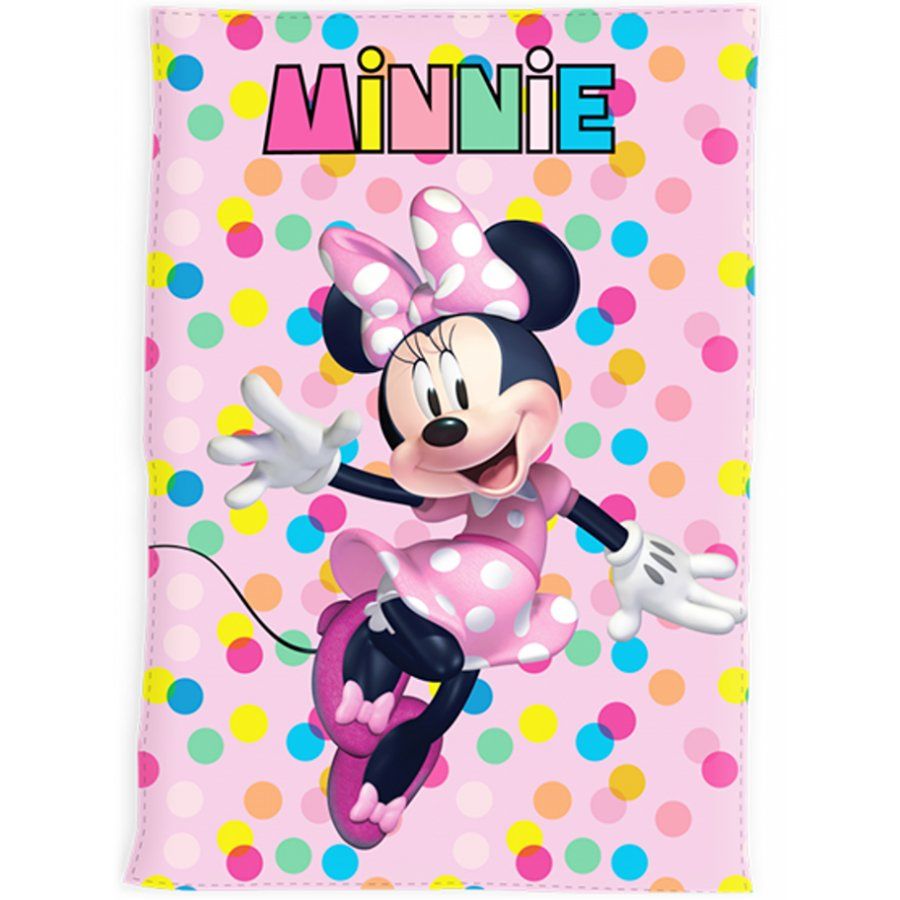 Setino · Detská flísová deka Minnie Mouse - Disney - 100 x 140 cm