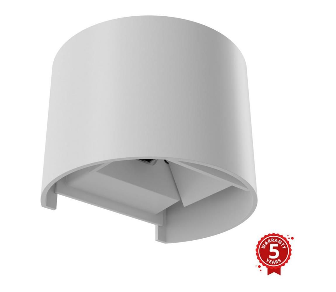 APLED - LED Vonkajšie nástenné svietidlo OVAL 2xLED/3W/230V IP65