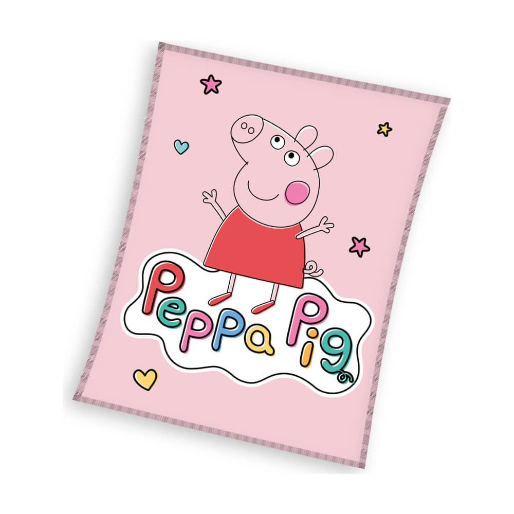 Detská deka Prasiatko Peppa Veselá Pepina