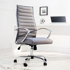 LuxD Kancelárska stolička Boss sivá