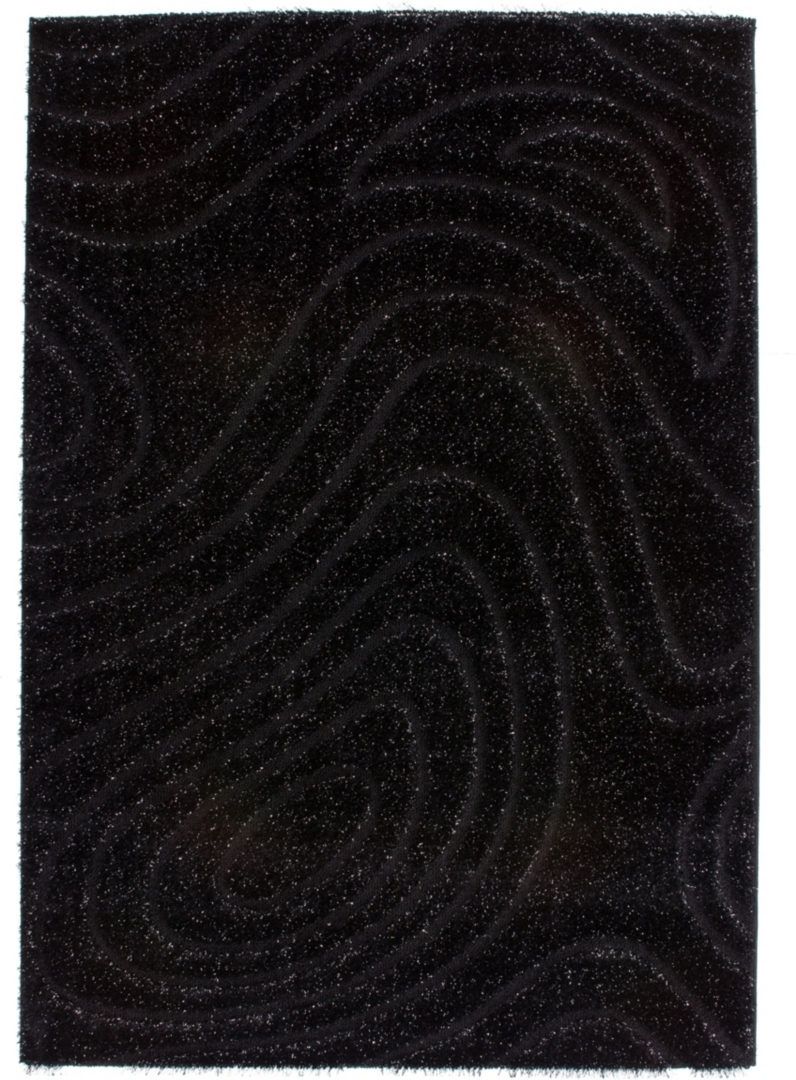 Kusový koberec Sedef 275 Black (170 x 120 cm)