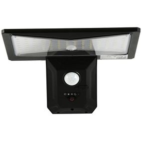 Immax 08482L-LED Solárne nástenné svietidlo so senzorom LED/2,6W/5,5V IP65 čierna