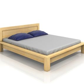 Manželská posteľ 160 cm Naturlig Fjaerland (borovica) (s roštom)