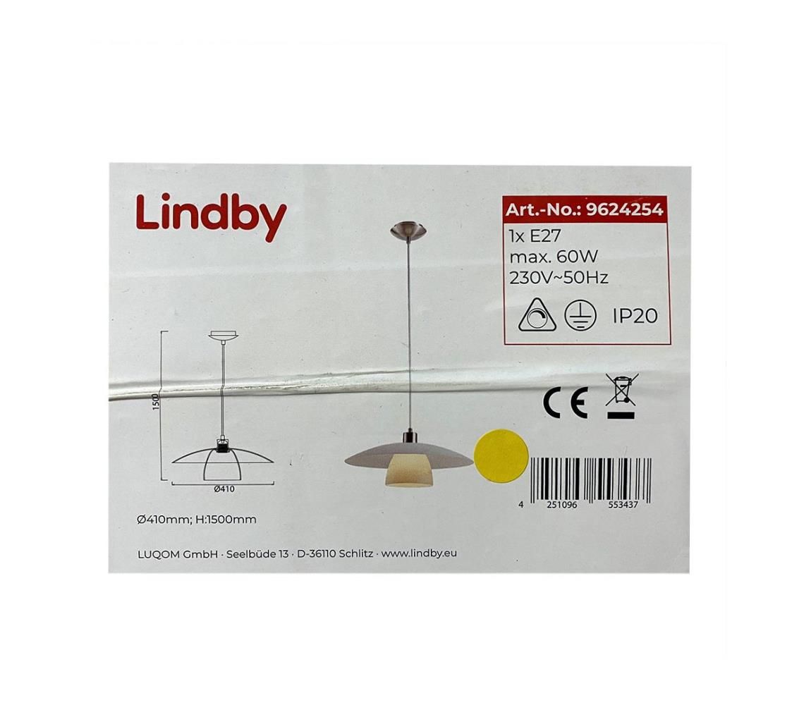 Lindby - Luster na lanku DOLORES 1xE27/60W/230V