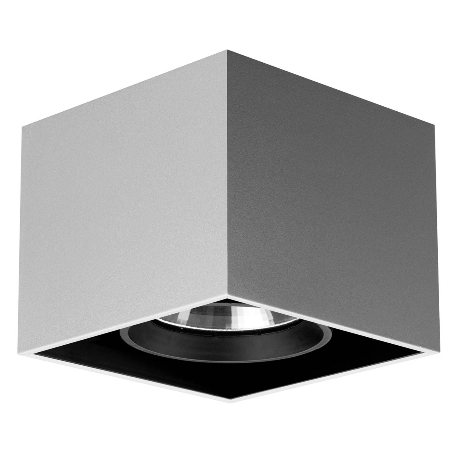 Flos Architectural FLOS Compass Box H135 – stropné svietidlo hliník, Obývacia izba / jedáleň, oceľ, hliníkový odliatok, G53, 75W, P: 16.5 cm, L: 16.5 cm, K: 13.5cm