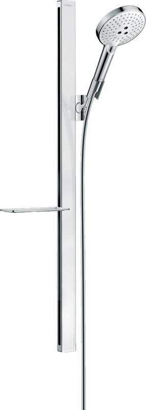 Hansgrohe Raindance Select S - Sprchová súprava 120, 3 prúdy, sprchová tyč 900 mm, biela/chróm 27648400