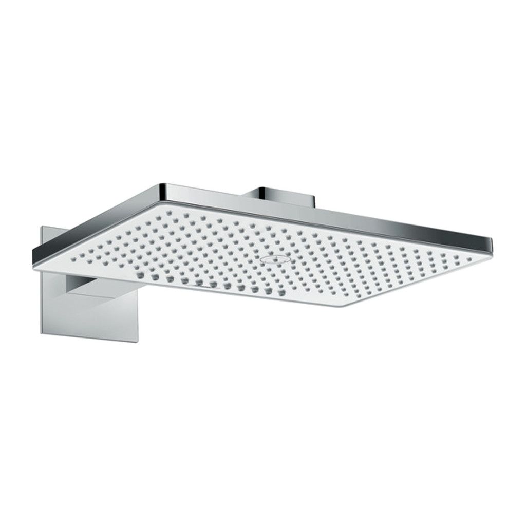 Hansgrohe Rainmaker Select - Hlavová sprcha 460 2jet EcoSmart 9 l/min so sprchovým ramenom, biela/chróm 24015400