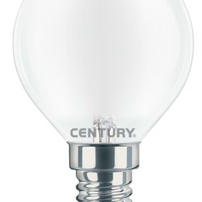 CENTURY LED FILAMENT MINI GLOBE SATEN 6W E14 4000K 806Lm 360d 45x80mm IP20 CEN INSH1G-061440