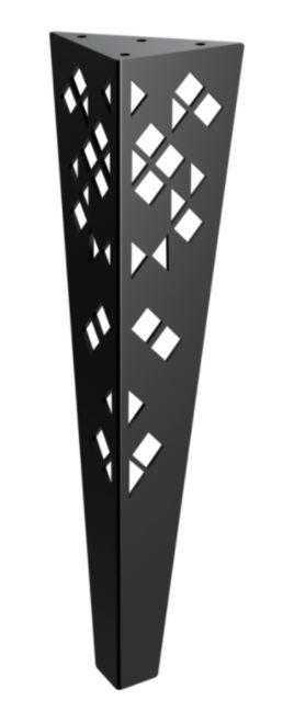 RMP Stolová noha Atena 40 cm čierna NOHA012/40