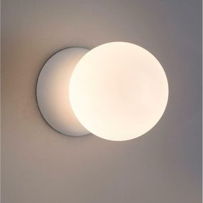 Nova Luce Nástěnné kulaté světlo Zero - 5 W, G9, bílé sklo a bílá sádra NV 9577013