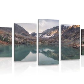 5-dielny obraz majestátne hory