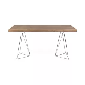 Hnedý stôl TemaHome Multi, dĺžka 160 cm