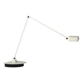 Lumina Daphine Cloe stolná LED lampa 3 000 K biela, Pracovňa / Kancelária, oceľ, 9W, K: 90cm