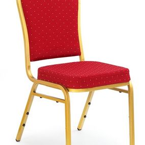 HALMAR Banketová stolička K66 červená