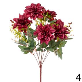 Kytica dahlia 50cm bordová 202382BOR