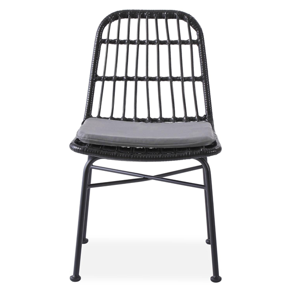 Sconto Jedálenská stolička SCK-401 čierna/sivá