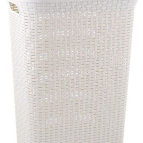 CURVER STYLE RATTAN 30459 Kôš na bielizeň 60 l krémový