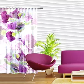 FCP L 6523 AG Design textilný foto záves obrazový Flowers - Kvety FCPL 6523, veľkosť 140 x 245 cm