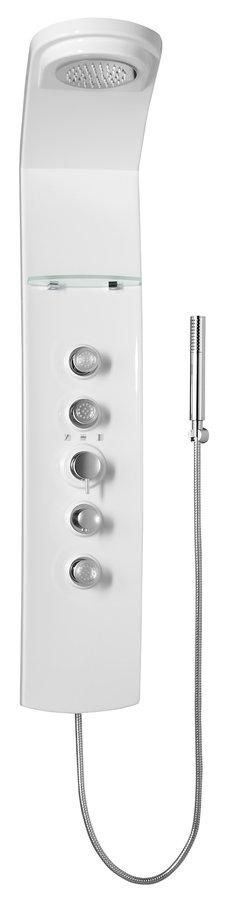 POLYSAN - LUK sprchový panel s termostat. batériou 250x1300mm, rohový 80325