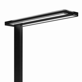 LTS Stojaca LED lampa Trentino II so snímačom, čierna, Pracovňa / Kancelária, akryl, hliník, oceľ, 102W, P: 65 cm, L: 16 cm, K: 192.7cm