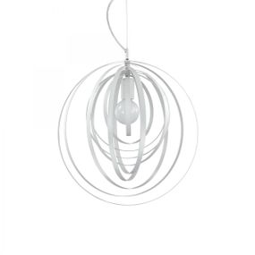 závesné stropné svietidlo - luster Ideal lux DISCO 103723 - biela