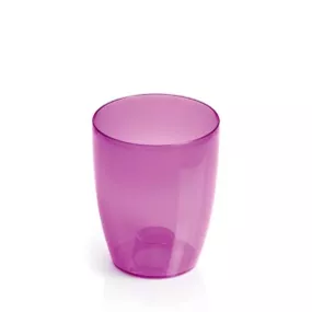 Kinekus Kvetináč transparentný, plastový, priemer 16 cm, COUBI ORCHID, fialový