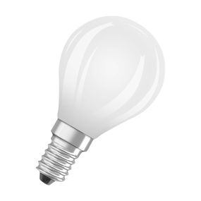 OSRAM kvapková LED žiarovka E14 4, 8W matná 2 700K, E14, 4.8W, Energialuokka: F, P: 7.8 cm
