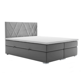 Tempo Kondela Posteľ boxspring, sivá, 160x200, ORA