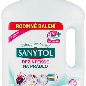 Dezinfekcia Sanytol, na bielizeň, vôňa bielych kvetov, 1,5 l