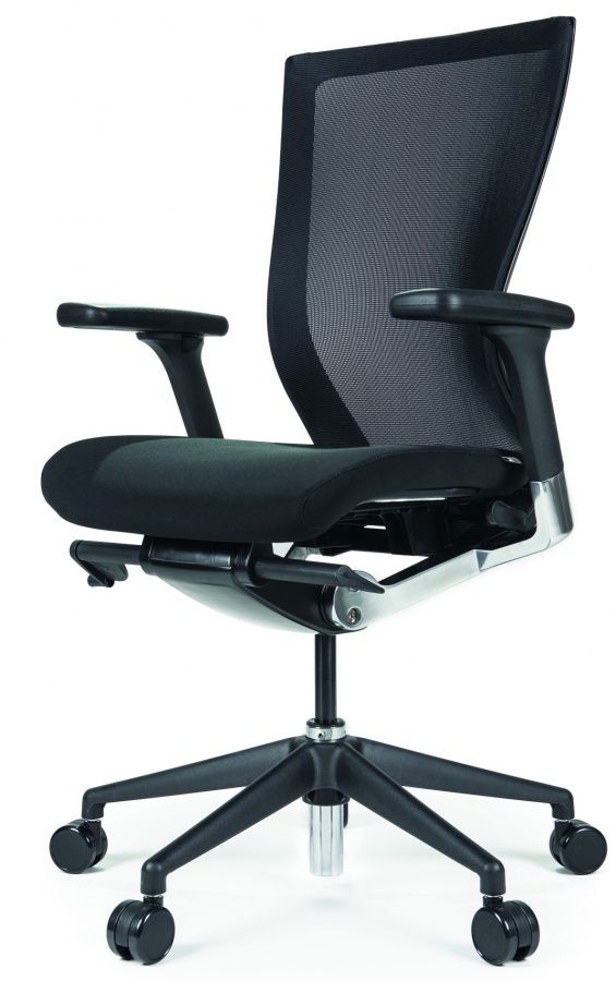 ALFA Kancelárska stolička SIDIZ čierná podnož