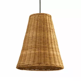 LEDS-C4 Caribe závesná lampa z ratanu, Ø 260 cm, Obývacia izba / jedáleň, ratan, oceľ, E27, 40W, K: 30cm