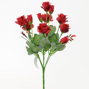 Kytica ruža X7 červená 31cm 1000786
