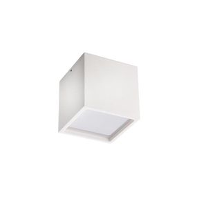 LED2 - LED Vonkajšie stropné svietidlo CUBE LED/12W/230V biela IP54