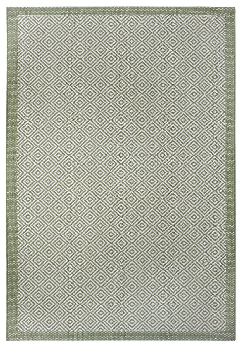 Hanse Home Collection koberce Kusový koberec Flatweave 104824 Green / Cream - 200x290 cm