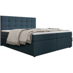 Expedo Čalúnená posteľ boxspring SALMA + topper, 180x200, inari 87