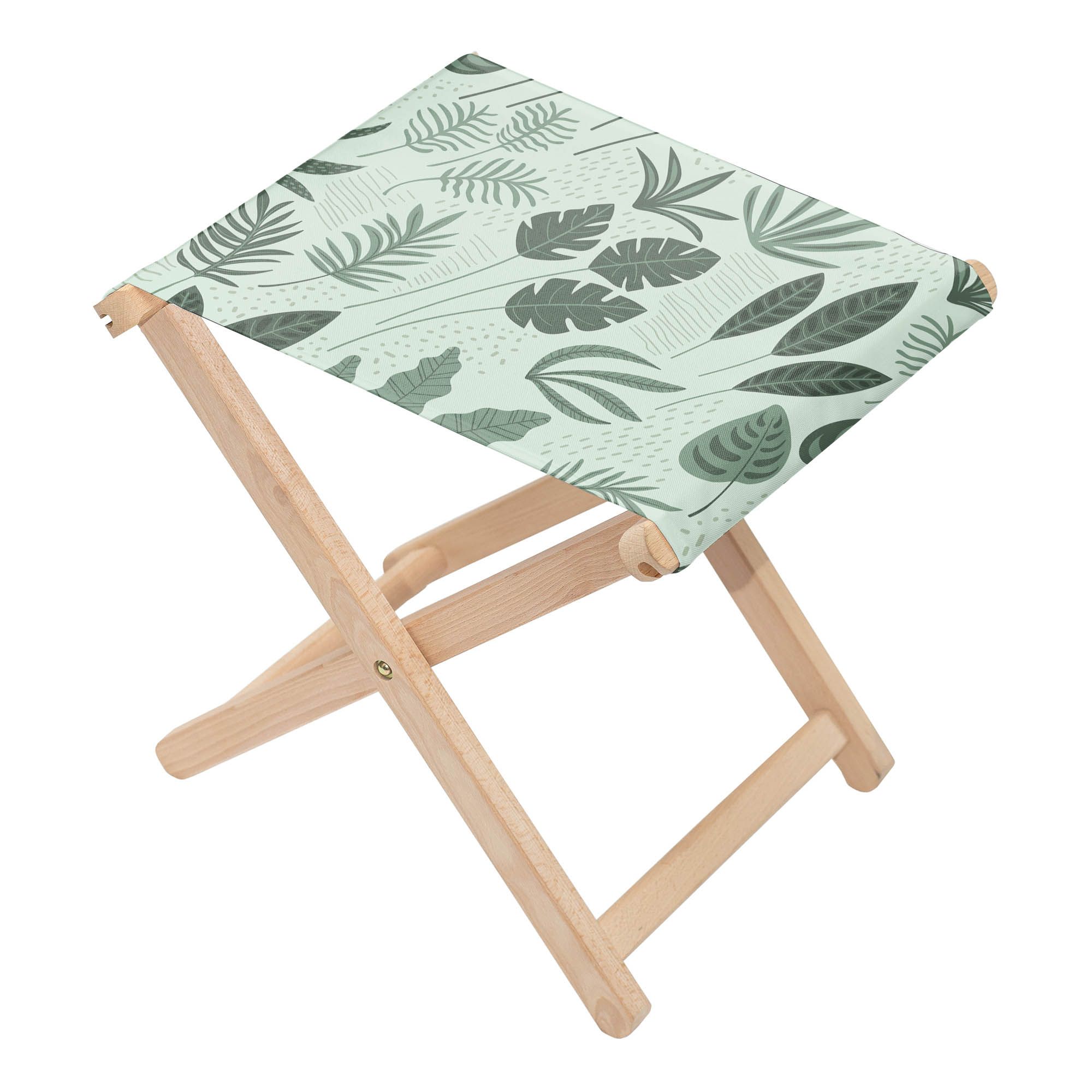 Rozkladacia stolička Tropical Green Leaves